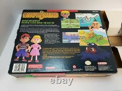 Earthbound Snes Cib Complete Authentic Excellent Cond Rare! Super Nintendo