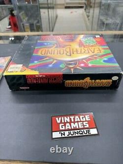 Earthbound Super Nintendo SNES Big Box With Book & Small Cards & Game No Insert