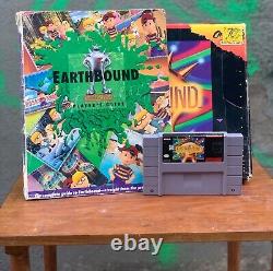 Earthbound Super Nintendo SNES CIB Complete Authentic Big Box Working