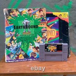 Earthbound Super Nintendo SNES CIB Complete Authentic Big Box Working