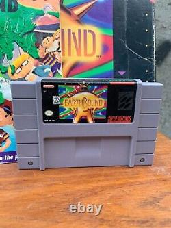 Earthbound Super Nintendo SNES CIB Complete Authentic Big Box Working