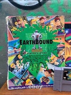 Earthbound Super Nintendo SNES CIB Complete Authentic Big Box Working