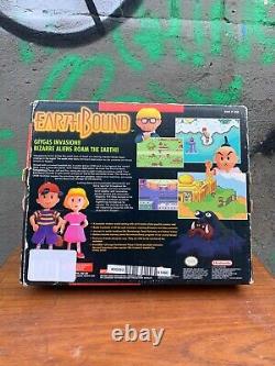 Earthbound Super Nintendo SNES CIB Complete Authentic Big Box Working