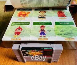 Earthbound Super Nintendo SNES CIB Complete with Box Guide Cart RPG RARE