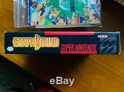 Earthbound Super Nintendo SNES CIB Complete with Box Guide Cart RPG RARE