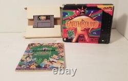 Earthbound Super Nintendo SNES Complete CIB BIG BOX Authentic