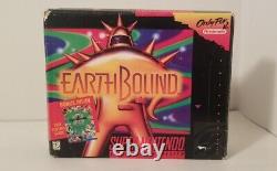 Earthbound Super Nintendo SNES Complete CIB BIG BOX Authentic