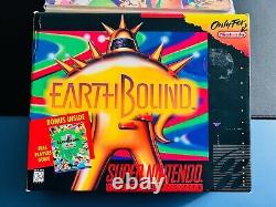 Earthbound? Super Nintendo SNES Complete CIB BIG BOX EXCELLENT Authentic