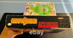 Earthbound? Super Nintendo SNES Complete CIB BIG BOX EXCELLENT Authentic