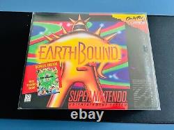 Earthbound Super Nintendo SNES? % Complete CIB BIG BOX PRISTINE Authentic