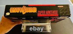 Earthbound Super Nintendo SNES? % Complete CIB BIG BOX PRISTINE Authentic