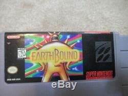 Earthbound (Super Nintendo SNES) Complete CIB with Magazines + 1 Scratch n Sniff