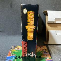 Earthbound Super Nintendo SNES Complete in Box Big Box NTSC Free Ship
