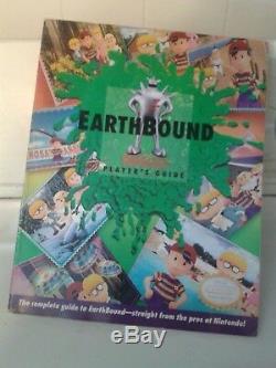 Earthbound Super Nintendo (SNES) Game, box and guide