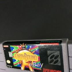 Earthbound (Super Nintendo, SNES RPG) - Authentic Game Cart -Tested Saves