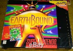 Earthbound (Super Nintendo) SNES complete, CIB, scratch & sniff, authentic, READ