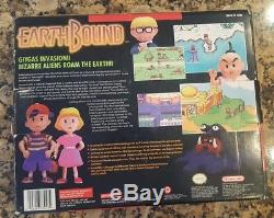 Earthbound Super Nintendo SNES with Big Box + Guide Scratch & Sniff READ ALL