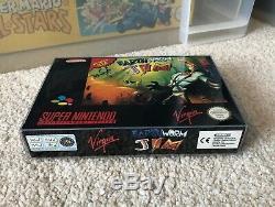Earthworm Jim New Mint Collectors Super Nintendo SNES Boxed PAL CIB