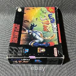 Earthworm Jim (Super Nintendo, SNES) Complete Video Game Box Manual