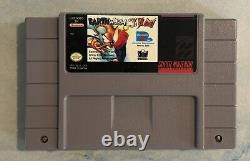 Earthworm Jim (Super Nintendo, Snes 1994) Cib Complete Authentic Cleaned Tested