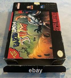 Earthworm Jim (Super Nintendo, Snes 1994) Cib Complete Authentic Cleaned Tested