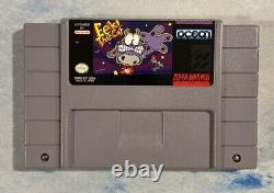 Eek! The Cat (Super Nintendo SNES) Box Manual Game Authentic Tested Uncommon