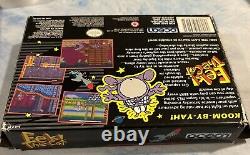 Eek! The Cat (Super Nintendo SNES) Box Manual Game Authentic Tested Uncommon