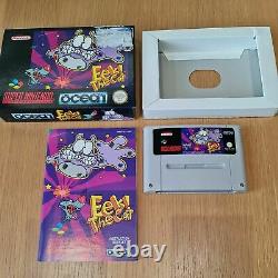 Eek! The Cat Super Nintendo Snes Pal Game Complete With Manual Free P&p