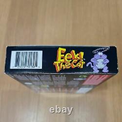 Eek! The Cat Super Nintendo Snes Pal Game Complete With Manual Free P&p