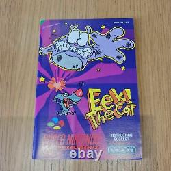 Eek! The Cat Super Nintendo Snes Pal Game Complete With Manual Free P&p