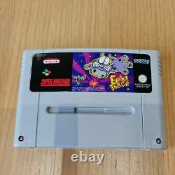Eek! The Cat Super Nintendo Snes Pal Game Complete With Manual Free P&p