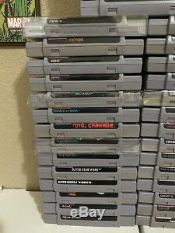 Epic Authentic 34 Game SNES Super Nintendo Collection Final Fight Guy Contra 3