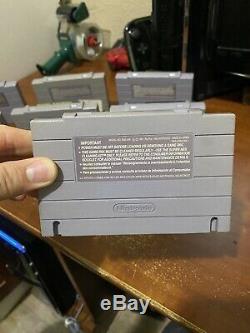 Epic Authentic 34 Game SNES Super Nintendo Collection Final Fight Guy Contra 3