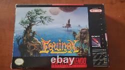 Equinox 1992 Snes Super Nintendo NTSC (US/Canada) Complete, Map, Booklet