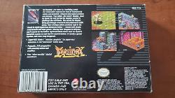 Equinox 1992 Snes Super Nintendo NTSC (US/Canada) Complete, Map, Booklet