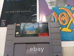 Equinox Super Nintendo SNES Authentic CIB Complete In Box Manual Cart, Poster