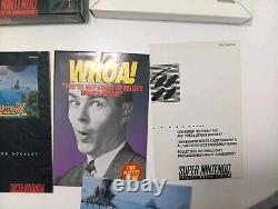 Equinox Super Nintendo SNES Authentic CIB Complete In Box Manual Cart, Poster