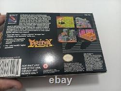 Equinox Super Nintendo SNES Authentic CIB Complete In Box Manual Cart, Poster