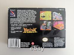 Equinox Super Nintendo SNES Video Game Complete in Box 1992 CIB