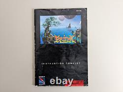 Equinox Super Nintendo SNES Video Game Complete in Box 1992 CIB