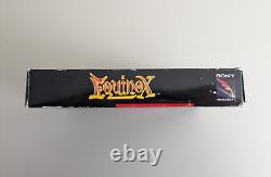 Equinox Super Nintendo SNES Video Game Complete in Box 1992 CIB