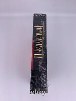 FINAL FANTASY II 2 Super Nintendo SNES CIB Complete Box Manual Authentic Tested