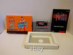 FINAL FIGHT GUY Super Nintendo SNES CIB Rare Blockbuster Exclusive Authentic