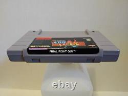 FINAL FIGHT GUY Super Nintendo SNES CIB Rare Blockbuster Exclusive Authentic