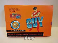 FINAL FIGHT GUY Super Nintendo SNES CIB Rare Blockbuster Exclusive Authentic