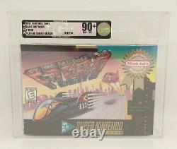 F-Zero (Super Nintendo SNES) Brand New, Sealed VGA Graded 90+ NM+/MT