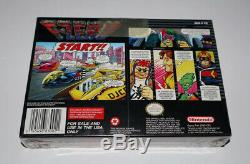 F-Zero Super Nintendo SNES FACTORY SEALED