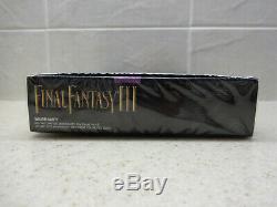 Final Fantasy III 3 (Super Nintendo) SNES Complete Near Mint Shrink on Box