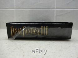 Final Fantasy III 3 (Super Nintendo) SNES Complete Near Mint Shrink on Box