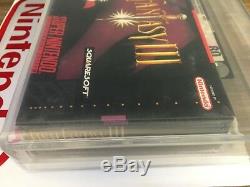 Final Fantasy III Snes (Super Nintendo, 1994) Factory Sealed VGA 80 Rare